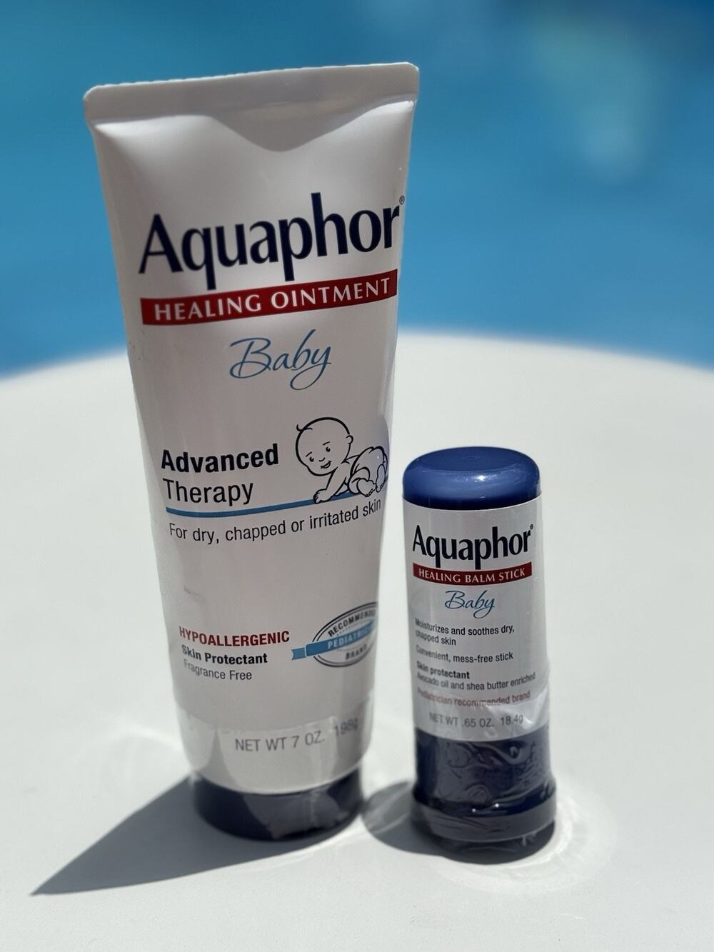 Aquaphor Baby Healing Ointment 7 oz & Healing Balm Stick 0.65 oz Lot EXP 01/2028
